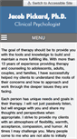 Mobile Screenshot of drjacobpickard.com