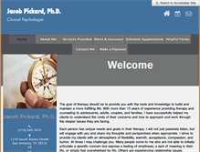 Tablet Screenshot of drjacobpickard.com